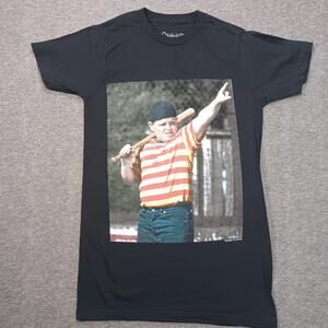 The Sandlot Shirt Mens Small Black Ham Porter Baseball Movie Graphic Tee